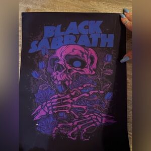 Medium Sized Black Sabbath Canvas